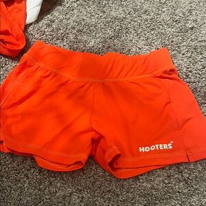 Hooters Bright Orange Women's Athletic Shorts